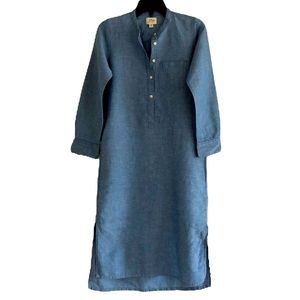 J. Crew Lightweight Denim Tunic Dress Petite XS